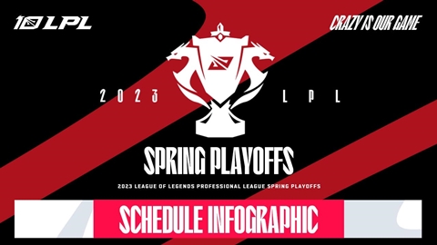 LPL mùa Xuân 2023 công bố lịch thi đấu vòng play-off